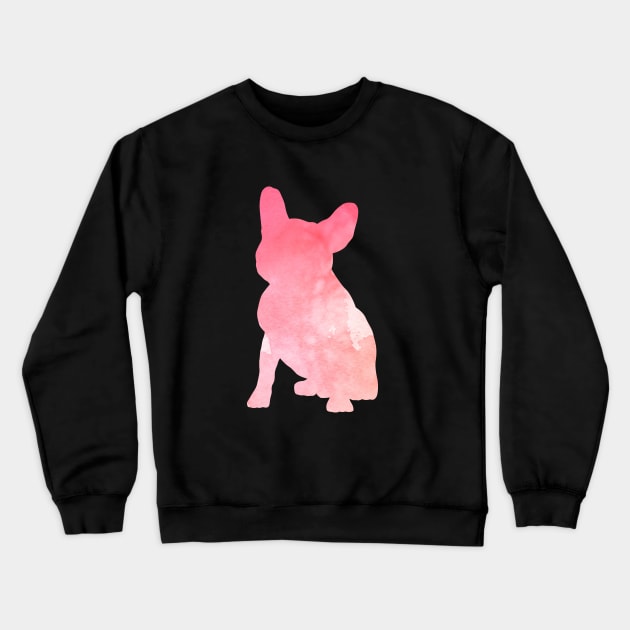 Pink Frenchie - French Bulldog Crewneck Sweatshirt by TheJollyMarten